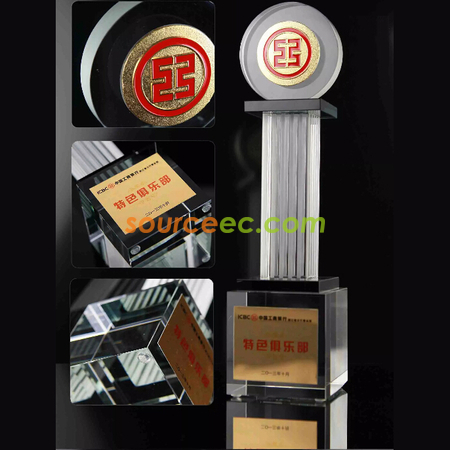 Customization Crystal Trophy Promotional Products