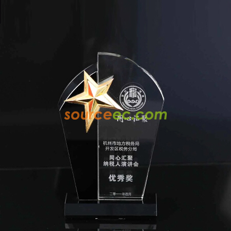 Customization Crystal Trophy Promotional Products