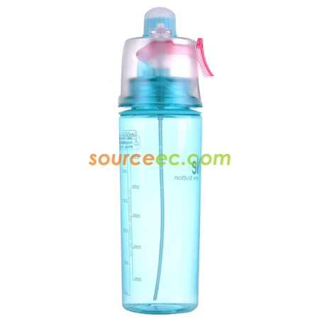 Customization 600ML Water Spray Sports Bottle Promotional Products