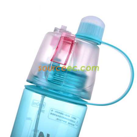 Customization 600ML Water Spray Sports Bottle Promotional Products