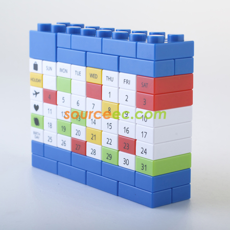Customization Building Blocks Calendar Promotional Products