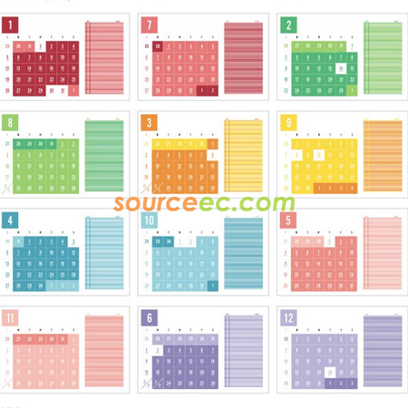 Customization Fashion Calendar Promotional Products