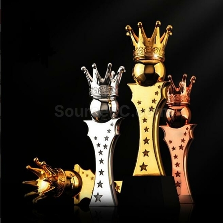 Customization Creative Crown Resin Crystal Trophy Promotional Products