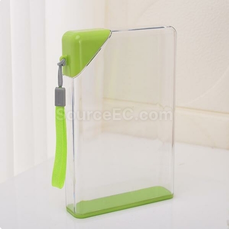 Customization A5 paper plastic square water bottle Promotional Products