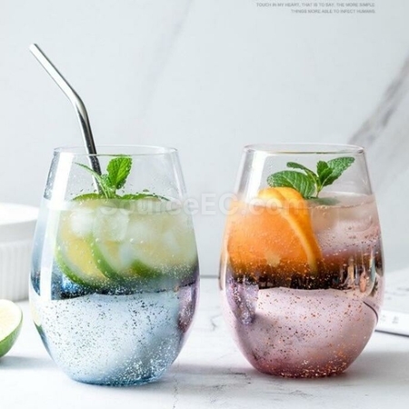 Customization Gradient Starry Egg Glass Promotional Products