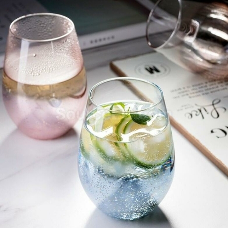 Customization Gradient Starry Egg Glass Promotional Products