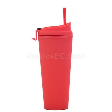 Customization Double-Layer Straw Cup Promotional Products