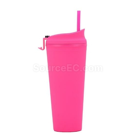 Customization Double-Layer Straw Cup Promotional Products