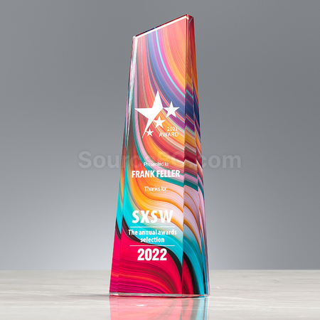 Customization  Symphony Crystal Trophy Promotional Products