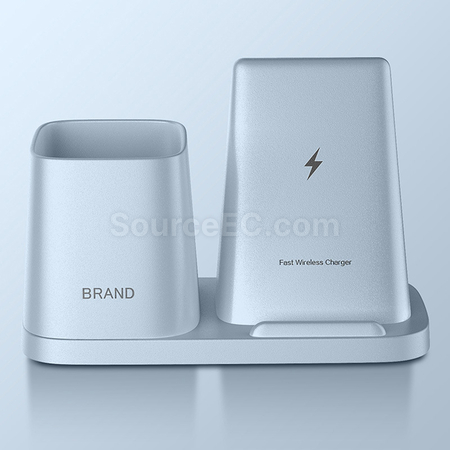Customization Pen Holder With Wireless Charger Promotional Products