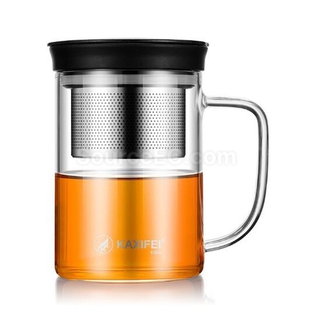 Customization Glass With Tea Partition Promotional Products