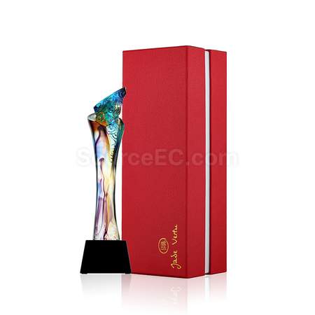 Customization Colored Glaze Crystal Trophy Promotional Products
