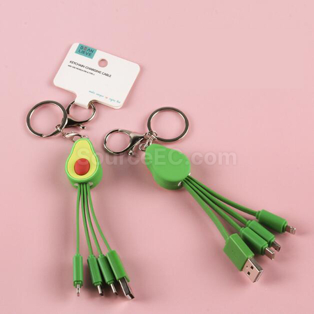 Customization Avocado Mobile Phone Data Cable Promotional Products
