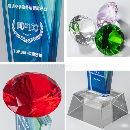 Customization Crystal Trophy Promotional Products