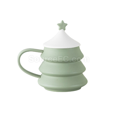 Customization Christmas Tree Ceramic Mug Promotional Products