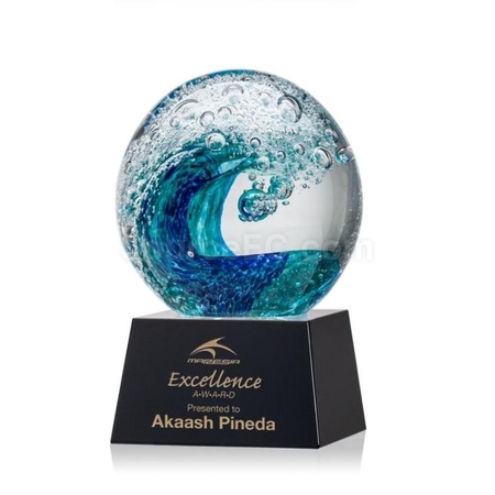 Customization Heart Of the Ocean Crystal Trophy Promotional Products