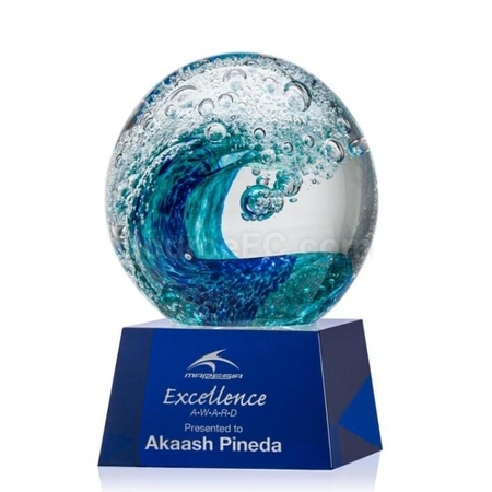 Customization Heart Of the Ocean Crystal Trophy Promotional Products