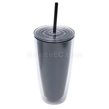 Customization Double-layer Straw Cup Promotional Products