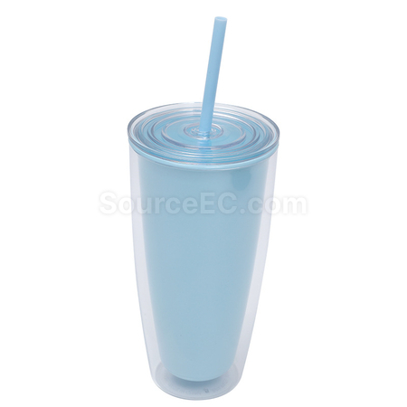 Customization Double-layer Straw Cup Promotional Products