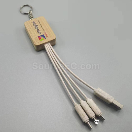 Customization Multifunctional Three-In-One Charging Cable Promotional Products