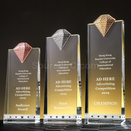 Customization Crystal Trophy Promotional Products