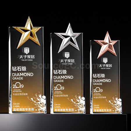 Customization Crystal Trophy Promotional Products