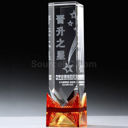Customization Crystal Trophy Promotional Products