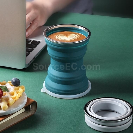 Customization Silicone Folding Pocket Water Cup Promotional Products