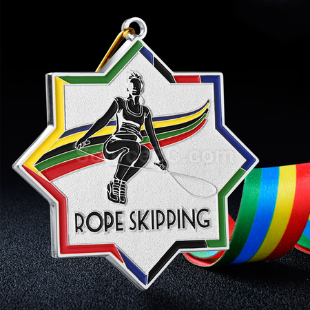 Customization Rope Skipping Metal Medal Promotional Products