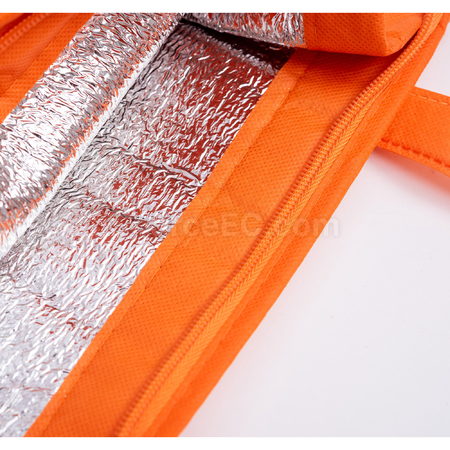 Customization Non Woven Cooler Bag with Top Zip Closure Promotional Products