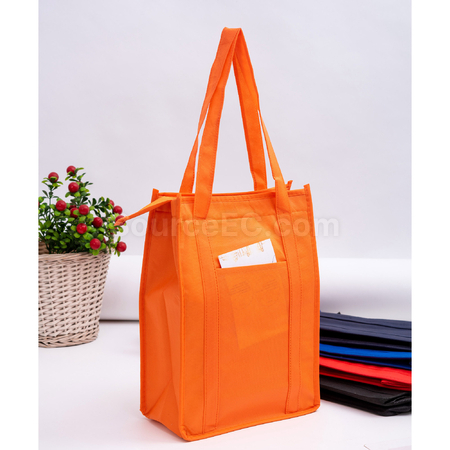 Customization Non Woven Cooler Bag with Top Zip Closure Promotional Products