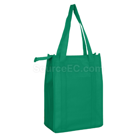 Customization Non Woven Cooler Bag with Top Zip Closure Promotional Products