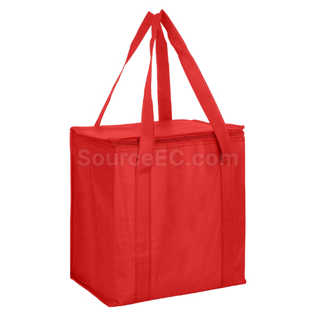 Customization Non Woven Cooler Bag with Zipped Lid Promotional Products