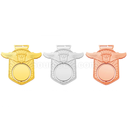 Customization Badminton Hollow Rotating Medal Promotional Products