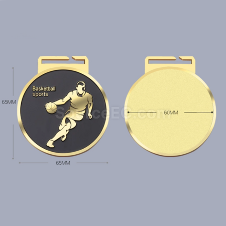 Customization Basketball Metal Medal Promotional Products