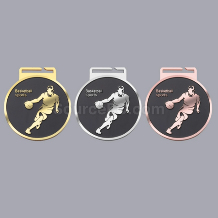Customization Basketball Metal Medal Promotional Products