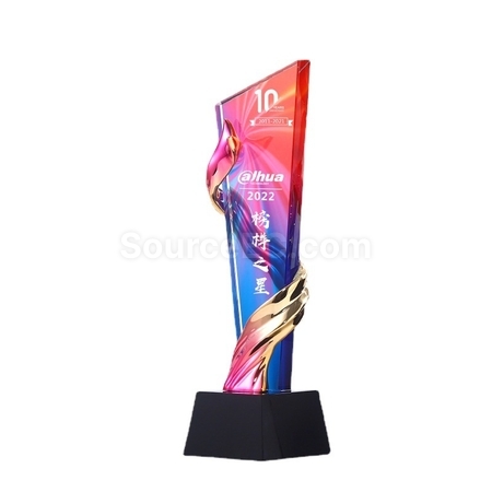 Customization  Crystal Trophy Promotional Products