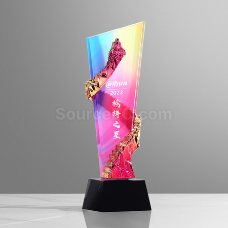 Customization  Crystal Trophy Promotional Products