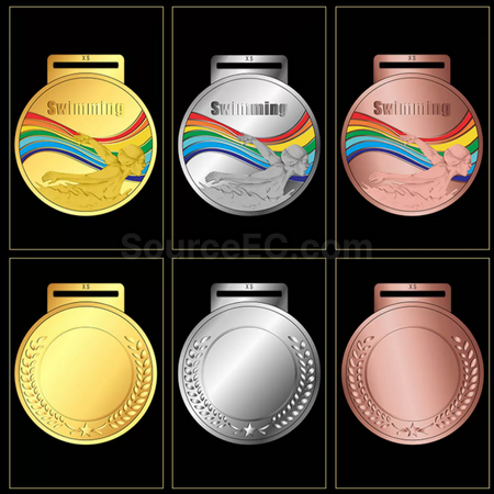 Customization Swimming Metal Medal Promotional Products