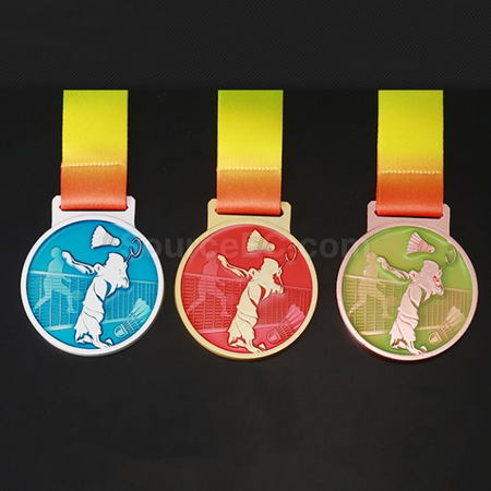 Customization Badminton Metal Medal Promotional Products