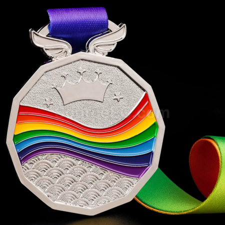 Customization Rainbow Metal Medal Promotional Products
