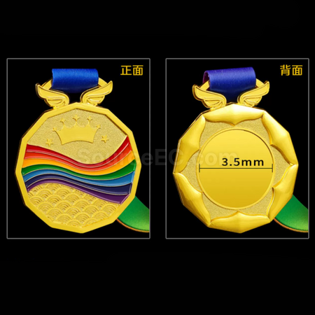 Customization Rainbow Metal Medal Promotional Products