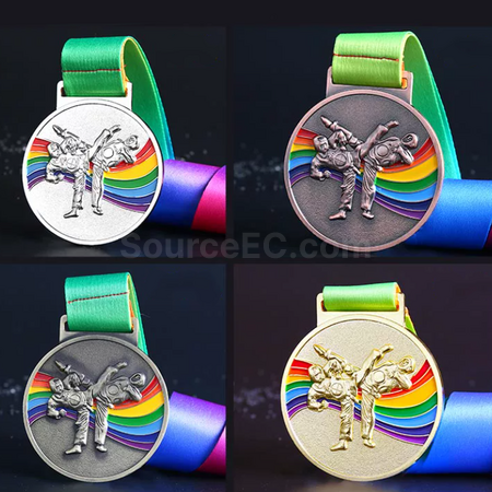 Customization Taekwondo Metal Medal Promotional Products