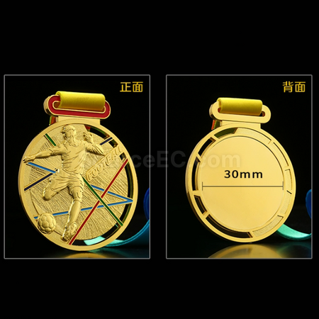 Customization Football Metal Medal Promotional Products