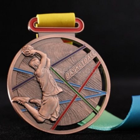 Customization Basketball Metal Medal Promotional Products