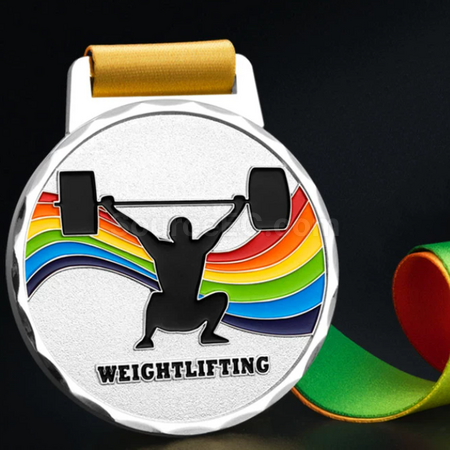 Customization Weightlifting Metal Medal Promotional Products
