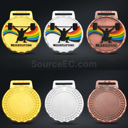 Customization Weightlifting Metal Medal Promotional Products