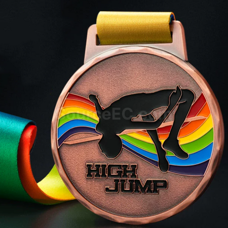 Customization High Jump Metal Medal Promotional Products