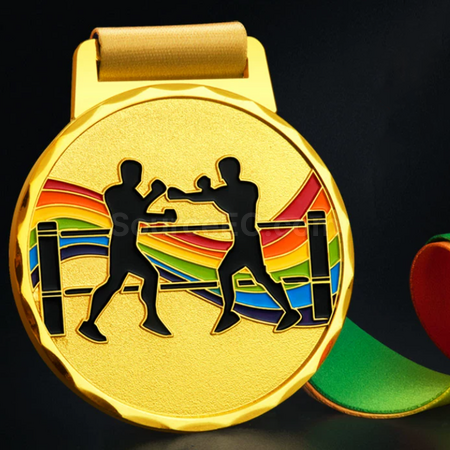 Customization Boxing Metal Medal Promotional Products