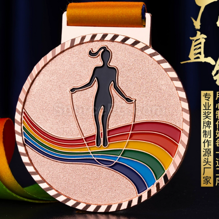 Customization Rope Skipping Metal Medal Promotional Products